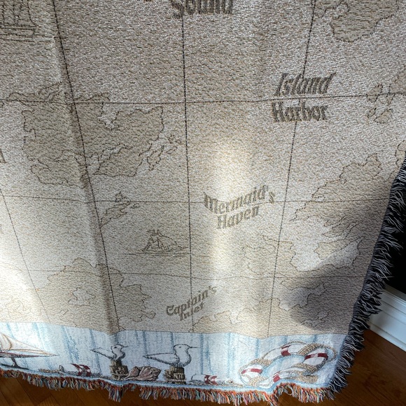 Nautical Tapestry Blanket - Picture 7 of 7